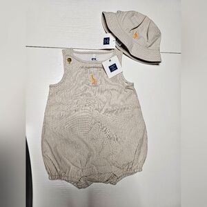 Janie And Jack baby clothes 2 piece set Size 3 To 6 Months